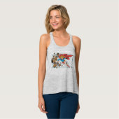 Supergirl zerstört Boulder Tank Top (Vorderseite Vollansicht)