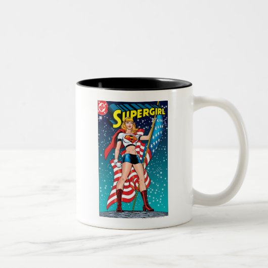 Supergirl Zweifarbige Tasse (Rechts)