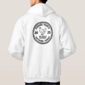 SuperHatchural BW-Logo Hoodie (Rückseite)