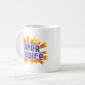 Superhebamme Kaffeetasse (Vorderseite Links)