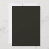 Superheld 6. Geburtstag Kinder Spinne rot schwarz Einladung (Rückseite)