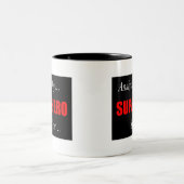 Superheld-Analytiker Zweifarbige Tasse (Mittel)