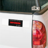 Superheld-Anthropologe Autoaufkleber (Auf Lkw)