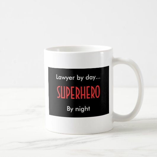 Superheld-Anwalt Kaffeetasse (Rechts)