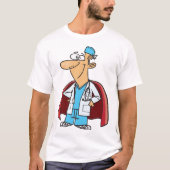 Superheld Arzt T-Shirt (Vorderseite)