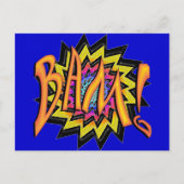 Superheld BAM! Postkarte (Vorderseite)