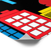 Superheld Birthday Party Begrüßungspult Banner Poster (Ecke)