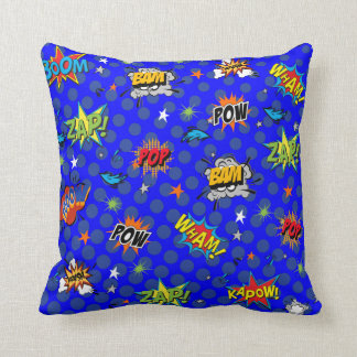 Superheld Blue Spot Kissen