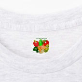 Superheld, buntes Gemüse Etiketten (Befestigt)