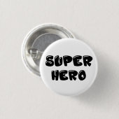 Superheld Button (Vorne & Hinten)