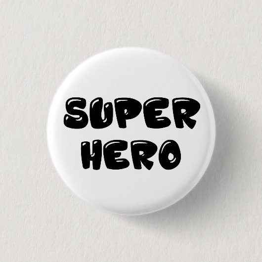 Superheld Button (Vorderseite)