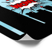 Superheld Comic Geburtstagsparty Banner Poster (Ecke)