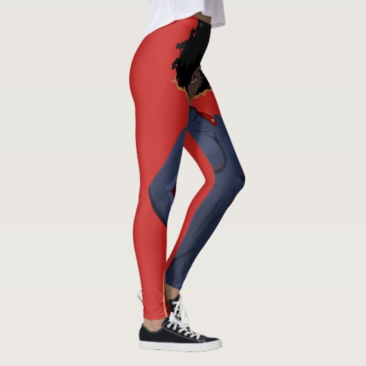 Superheld-Dame Leggings (Rechts)