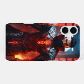 "Superheld des Lichts: iPhone-Hülle" iPhone Hülle (Rückseite (Horizontal))