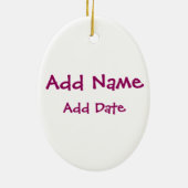 Superheld - dunkel keramik ornament (Hinten)