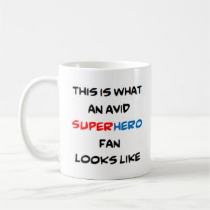 Superheld-Fan, avid Kaffeetasse