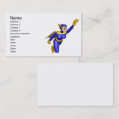 Superheld-Frau Visitenkarte (Vorne/Hinten)