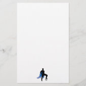 Superheld-Fußballspieler Briefpapier (Vorderseite)