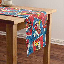 Superheld/Gamer Party Table Runner Kurzer Tischläufer