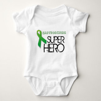 "SUPERheld" Gastroschisis Bewusstseins-Shirt Baby Strampler