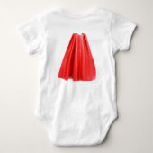 "SUPERheld" Gastroschisis Bewusstseins-Shirt Baby Strampler (Rückseite)