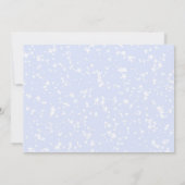 Superheld Girl Einladung (Rückseite)