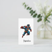 Superheld-Hemd Visitenkarte (Stehend Vorderseite)