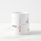 Superheld-Herz durch HeartsAndAll Kaffeetasse (Mittel)