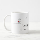 Superheld-Herz durch HeartsAndAll Kaffeetasse (Links)