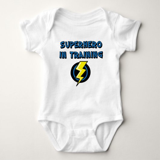 Superheld im Training Baby Strampler (Vorderseite)