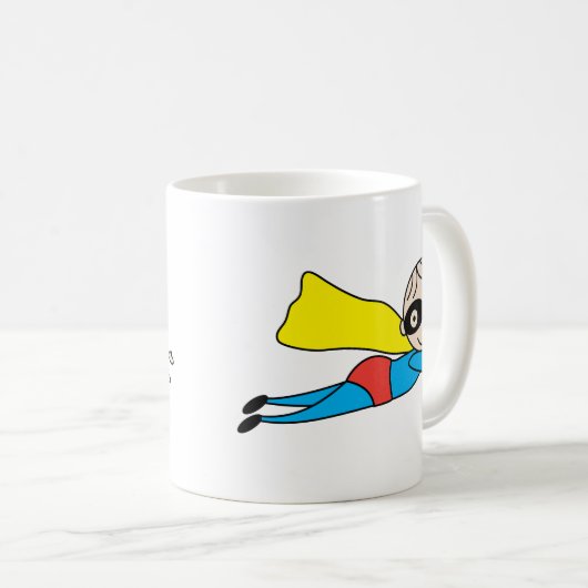 Superheld Kaffeetasse (VorderseiteRechts)