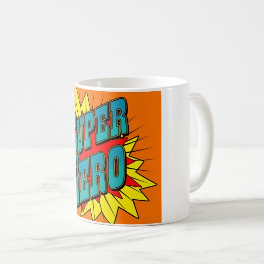 Superheld Kaffeetasse (VorderseiteRechts)