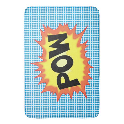 Superheld-Kriegsgefangen! Explosions-Badematte Badematte (Vorderseite Vertikal)