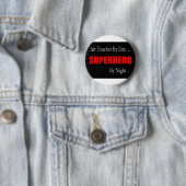 Superheld-Kunstlehrer Button (Beispiel)