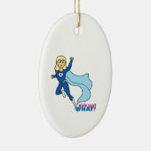 Superheld - Licht/Blonde Keramikornament (Rechts)