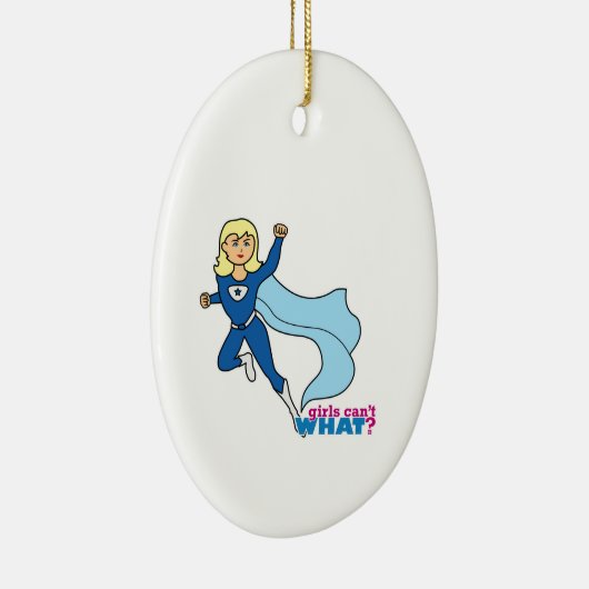 Superheld - Licht/Blonde Keramikornament (Rechts)