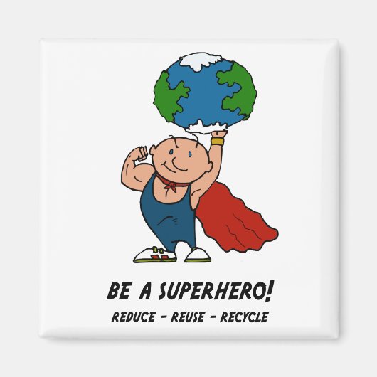 Superheld Magnet (Vorne)