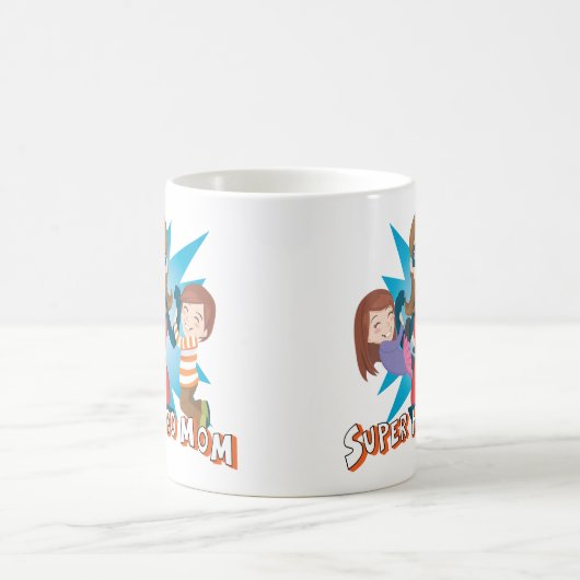 Superheld-Mama Kaffeetasse (Mittel)