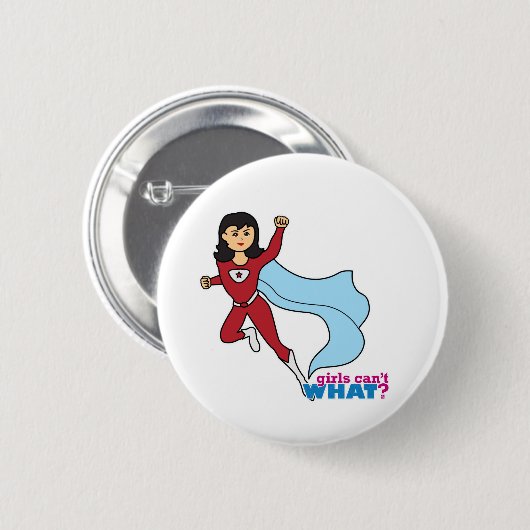 Superheld - Mittel Button (Vorne & Hinten)