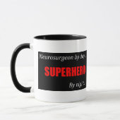Superheld-Neurochirurg Tasse (Links)