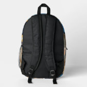 SUPERHELD - NEW YORK BEDRUCKTER RUCKSACK (Rückseite)