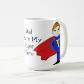 Superheld - Papa Kaffeetasse (VorderseiteRechts)