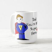 Superheld - Papa Kaffeetasse (Vorderseite Links)