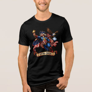 Superheld patriotisch 250. Jubiläum  Tri-Blend Shirt