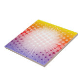 Superheld Pop Art Lila Fliese (Seite)