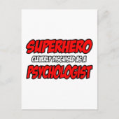 Superheld... Psychologe Postkarte (Vorderseite)