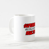 Superheld...Realtor Kaffeetasse (Vorderseite Links)