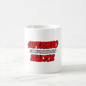 Superheld...Realtor Kaffeetasse (Mittel)