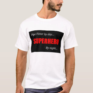 Superheld-Rohrleger T-Shirt