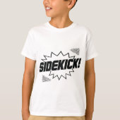 Superheld Sidekick für kleine Brüder oder Neugebor T-Shirt (Vorderseite)